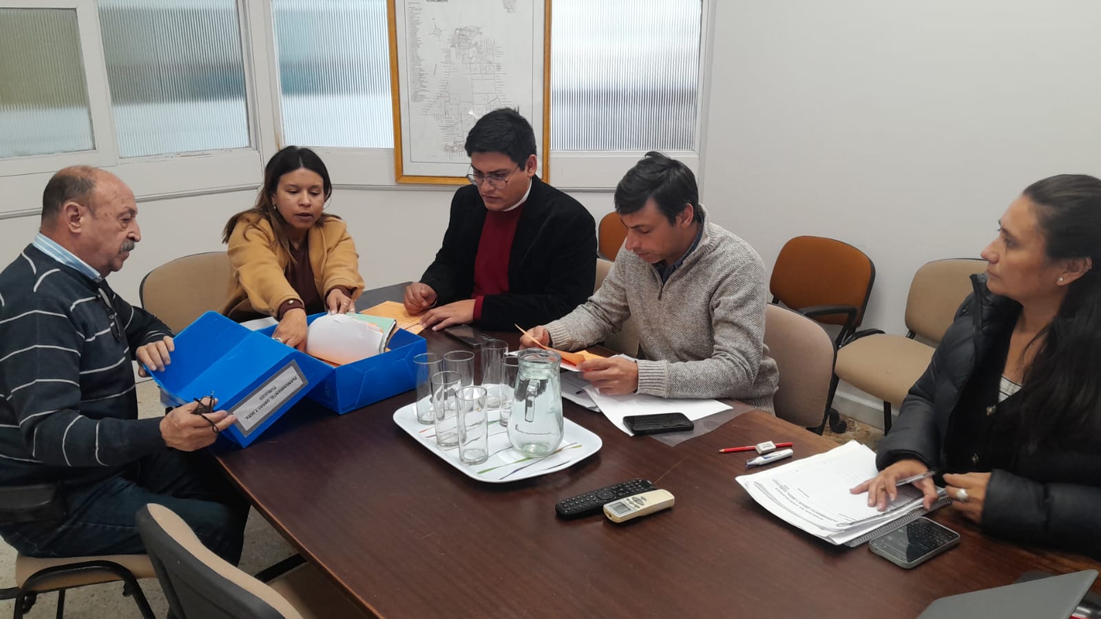 LAS COMISIONES DE OBRAS Y SERVICIOS PÚBLICOS Y DE PRODUCCIÓN DEL HCD DE GOYA ANALIZARON DISTINTOS EXPEDIENTES