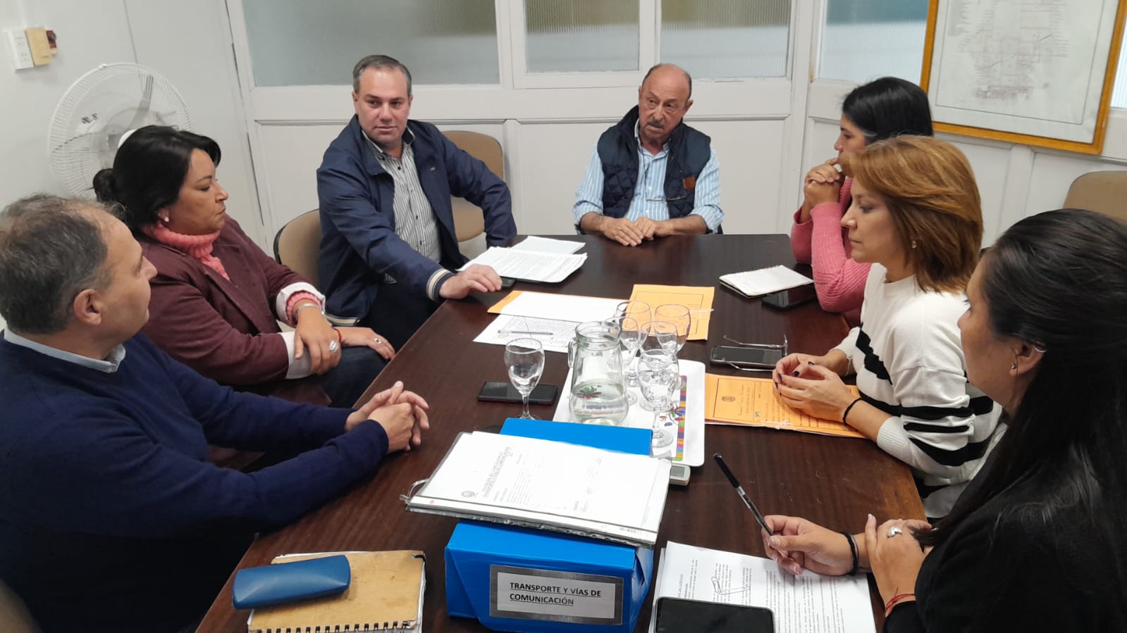 LA COMISIÓN DE TRANSPORTE DEL HCD DE GOYA RECIBIÓ AL DIRECTOR DE TRÁNSITO
