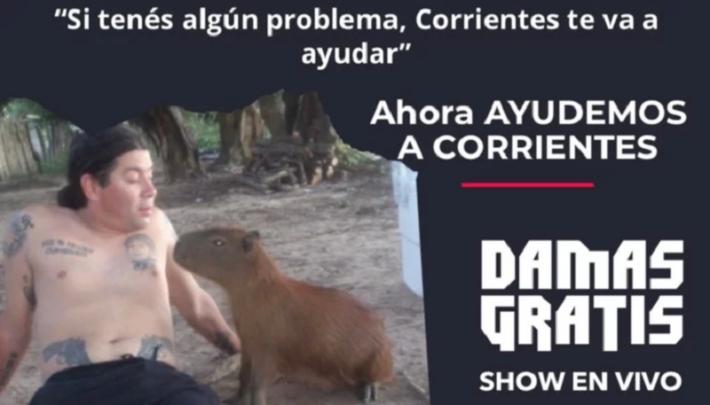 Cómo y cuándo será el show a beneficio por los incendios en Corrientes
