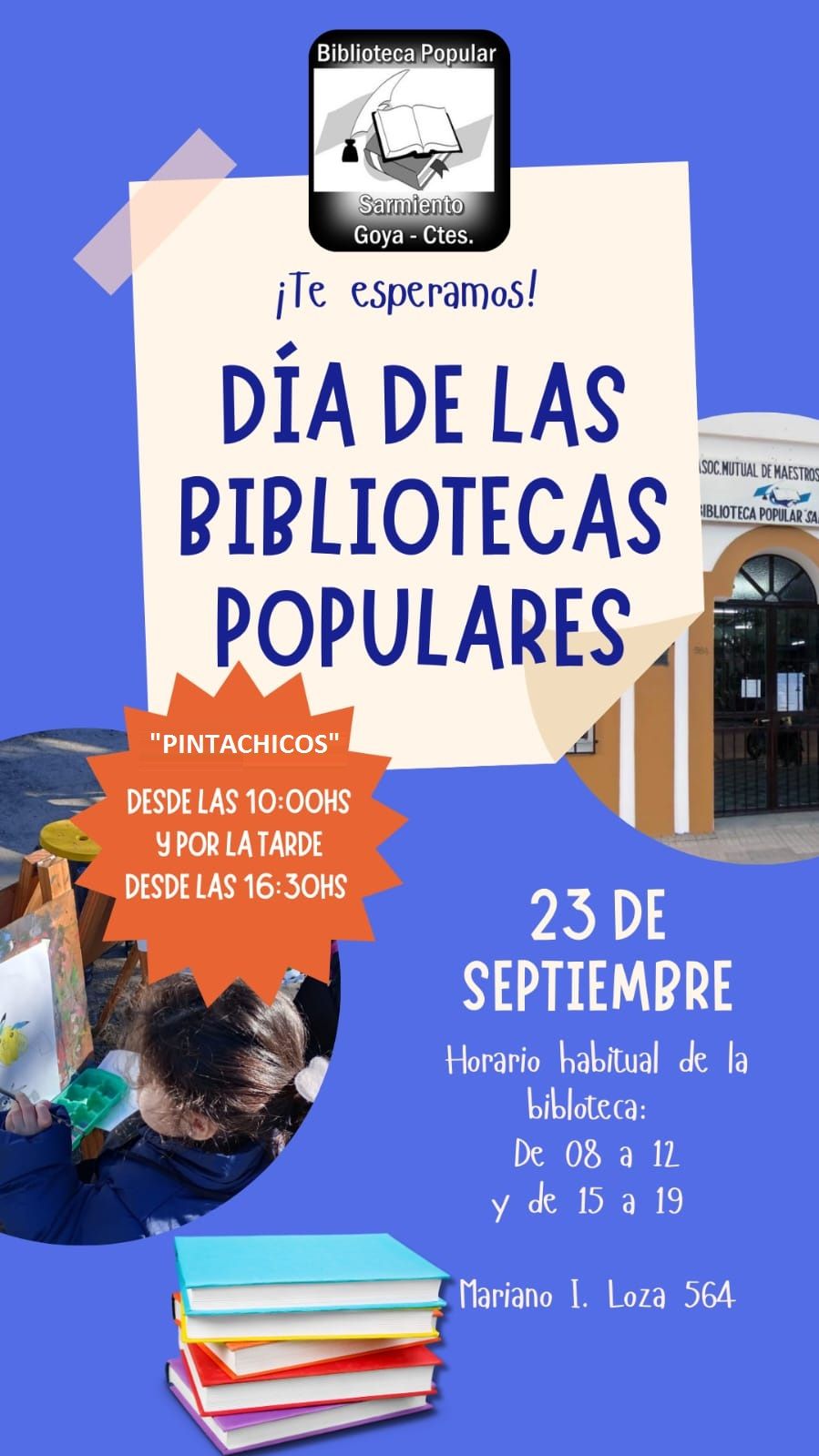 23 DE SEPTIEMBRE: DÍA DE LAS BIBLIOTECAS POPULARES