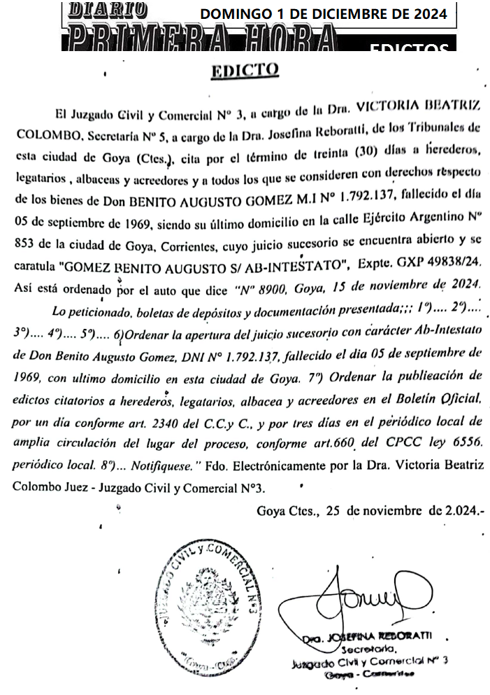 DOMINGO 1 DE DICIEMBRE DE 2024 DIA 3 COLOMBO