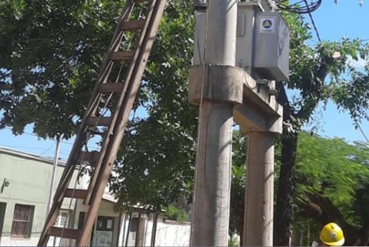 DPEC GOYA TRABAJA EN LA CONSTRUCCIÓN DE ESTACIONES TRANSFORMADORAS EN DISTINTOS SECTORES DE LA CIUDAD