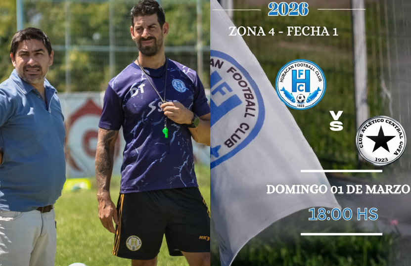 HURACAN INICIA SU CAMINO EN EL PROVINCIAL 2026: CLÁSICO ANTE CENTRAL GOYA Y UNA APUESTA RENOVADA AL SEMILLERO
