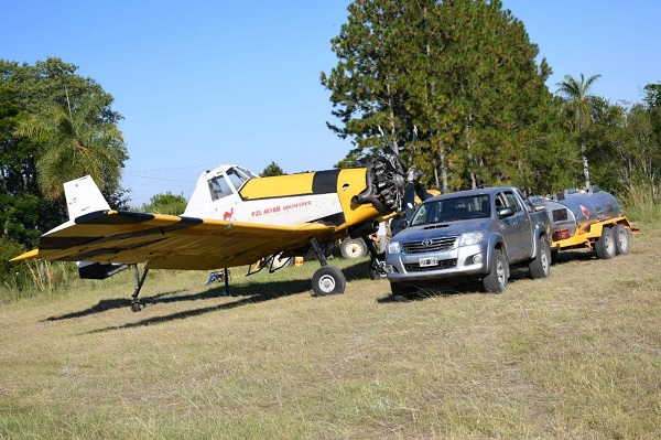 Desde Cañada Quiróz a toda la Provincia: CÓMO INTERVIENE EL AVIÓN HIDRANTE PARA APAGAR INCENDIOS FORESTALES EN CORRIENTES