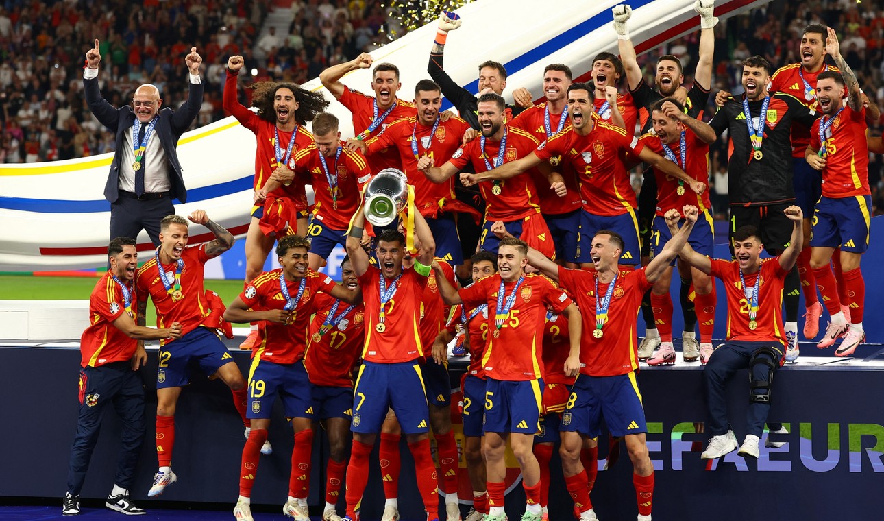 España campeona y récord: venció a Inglaterra y levantó su cuarta Eurocopa
