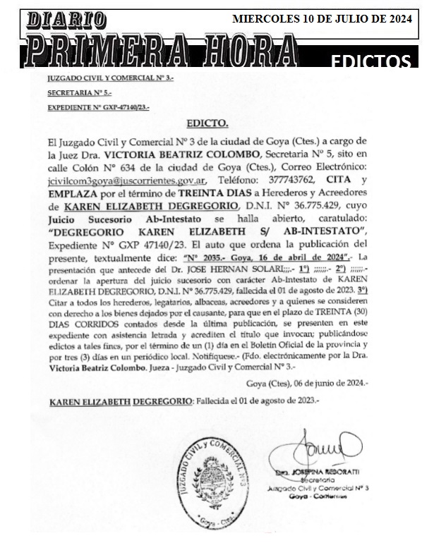 EDICTOS 10 DE JULIO 2024 2