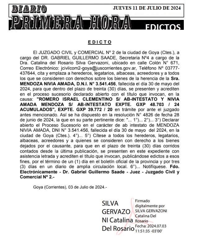 EDICTOS 11 DE JULIO DE 2024