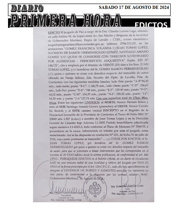 EDICTOS 17 DE AGOSTO 2024 5