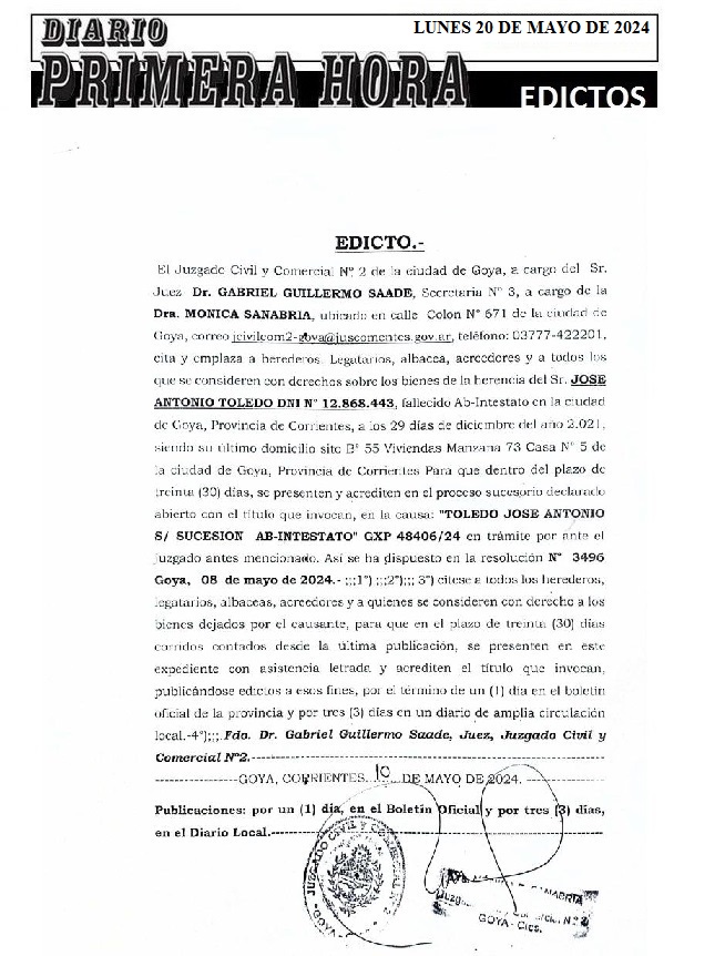 EDICTOS 20 DE MAYO 2024 2