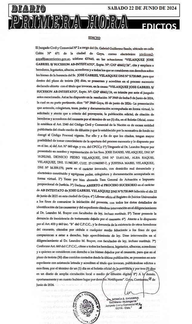 EDICTOS 22 DE JUNIO 2024 3