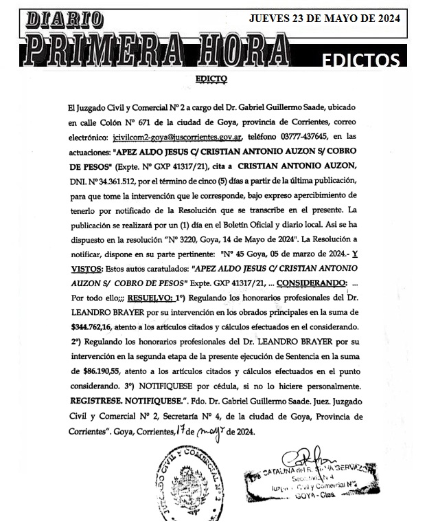 EDICTOS 23 DE MAYO 2024 4