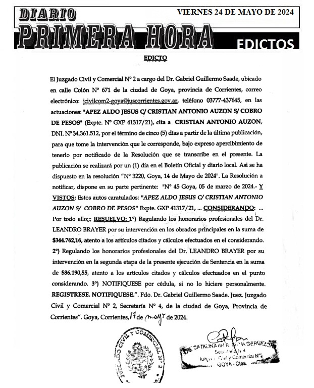 EDICTOS 24 DE MAYO 2024 4