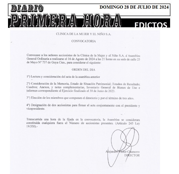 EDICTOS 28 DE JULIO 2024 2