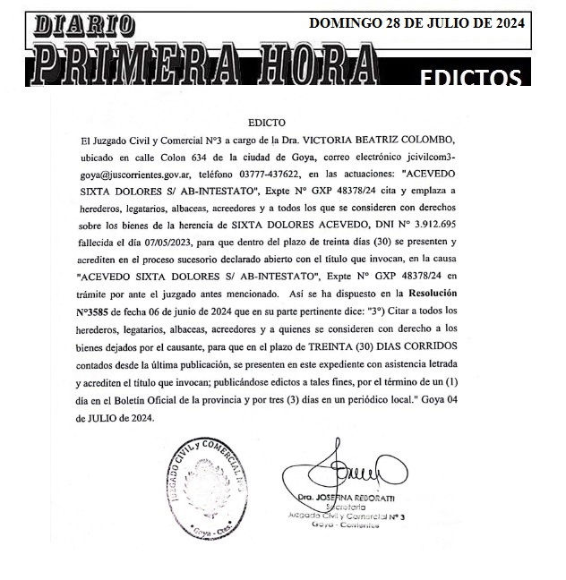 EDICTOS 28 DE JULIO 2024 3