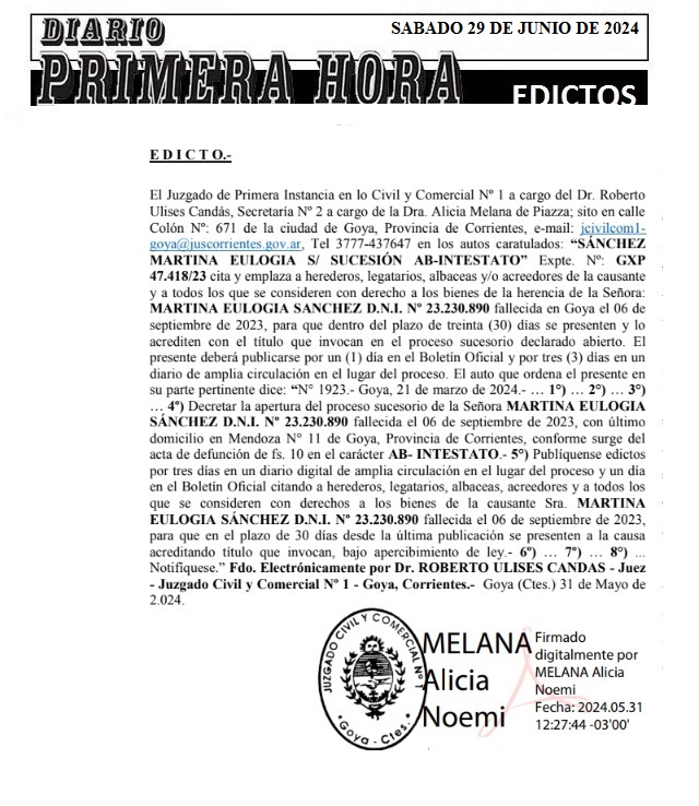 EDICTOS 29 DE JUNIO 2024 2