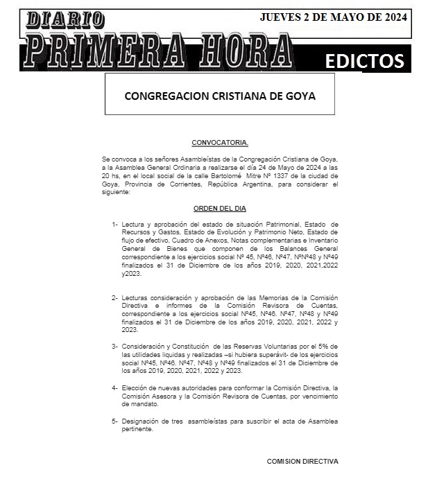 EDICTOS 2 DE MAYO 2024 25