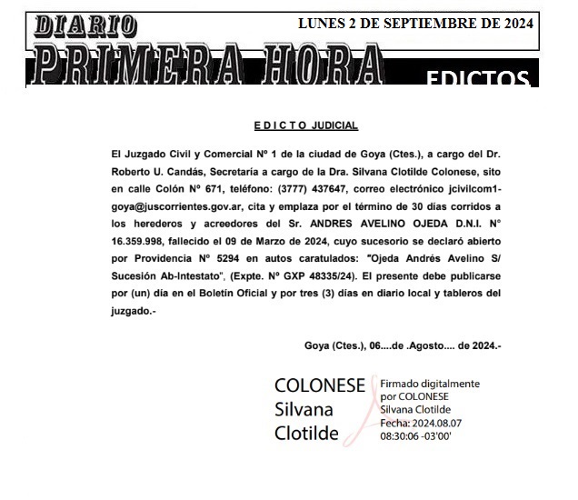 EDICTOS 2 DE SEPTIEMBRE 2024 2
