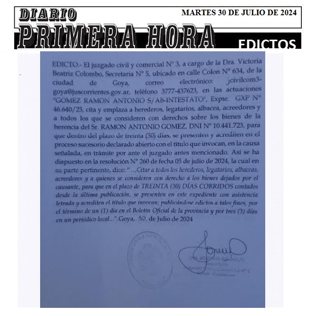 EDICTOS 30 DE JULIO 2024 2