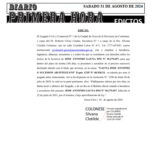 EDICTOS 31 DE AGOSTO 2024 5