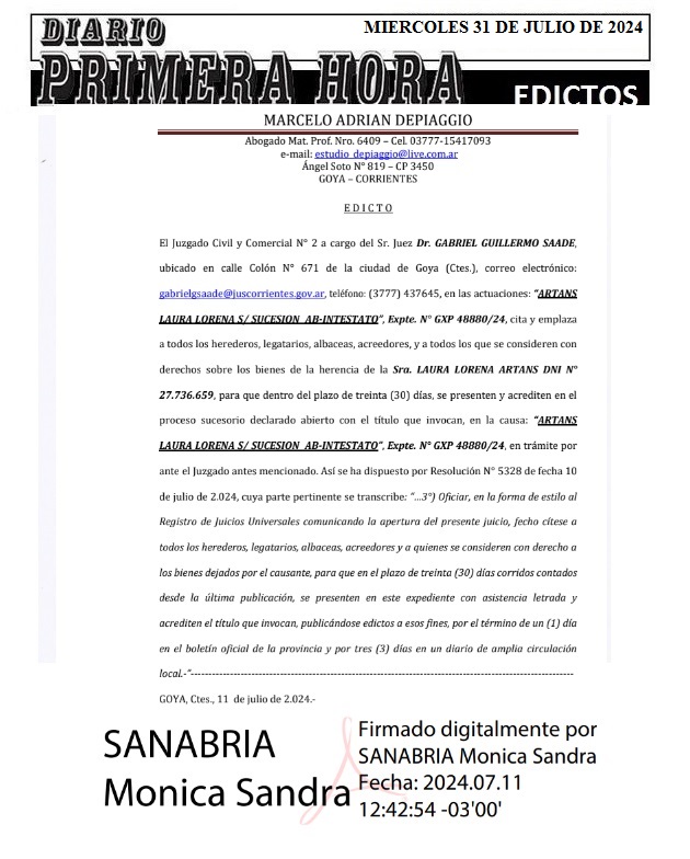 EDICTOS 31 DE JULIO 2024 2