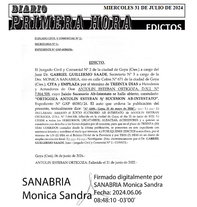 EDICTOS 31 DE JULIO 2024 3