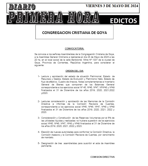 EDICTOS 3 DE MAYO 2024 25
