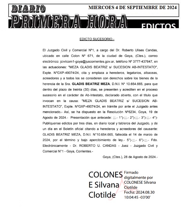EDICTOS 4 DE SEPTIEMBRE 2024 3