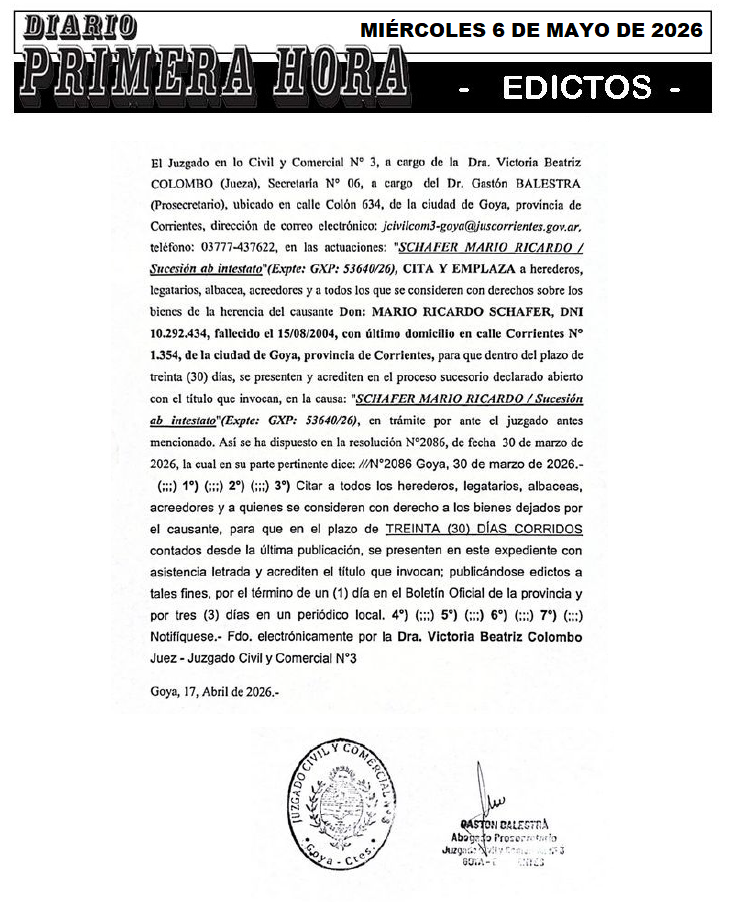 EDICTOS DE ORTIZ DIA 2