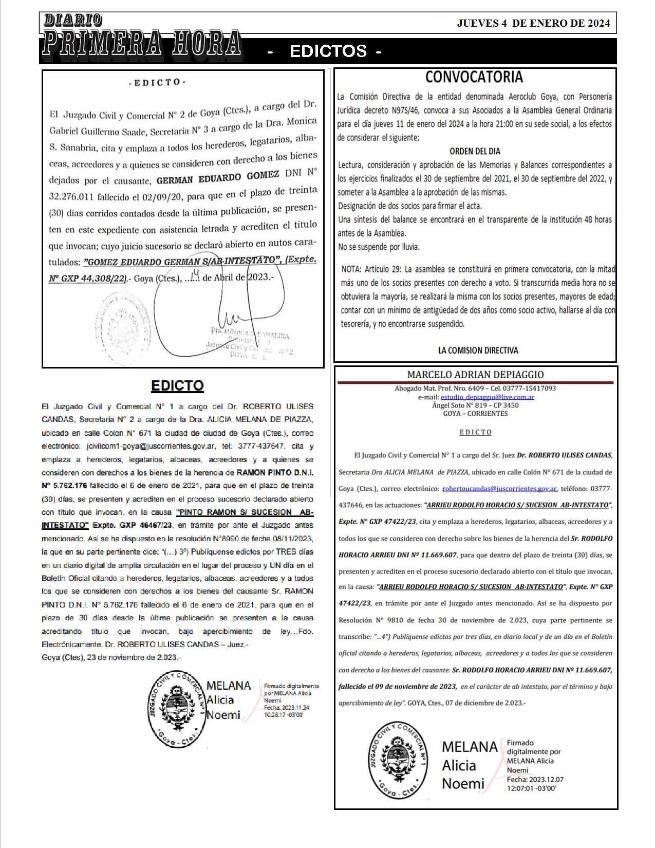 EDICTO 4 DE ENERO 2024 BIS