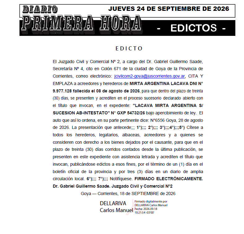 EDICTO BLANCA DIA 2