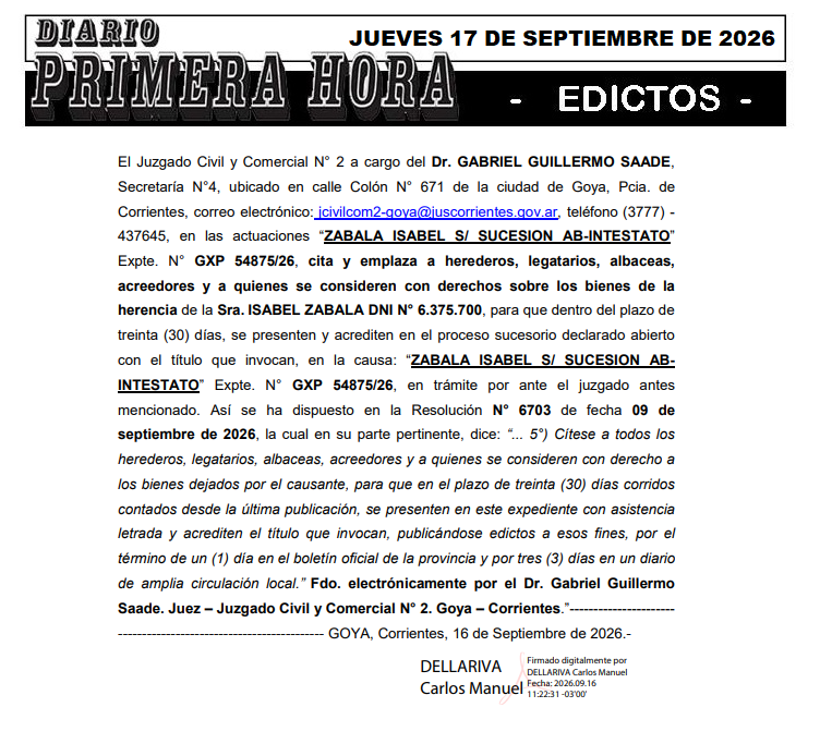 EDICTO DEPPIAG DIA 1