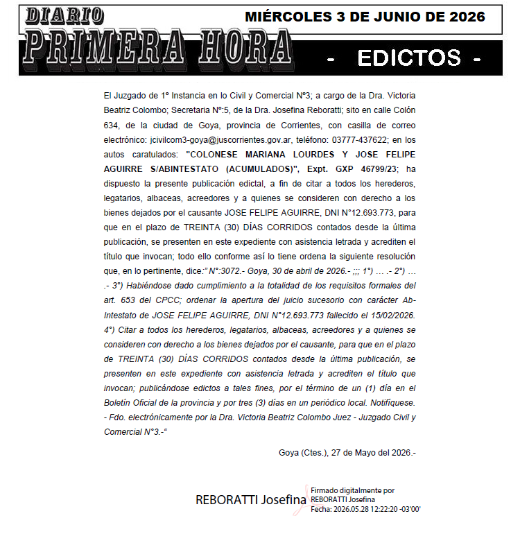 EDICTO IRRAZABAL DIA 2