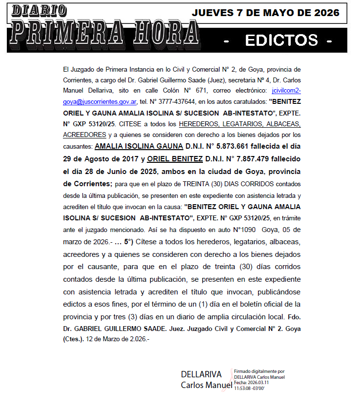 EDICTO LEZCANO DIA 2