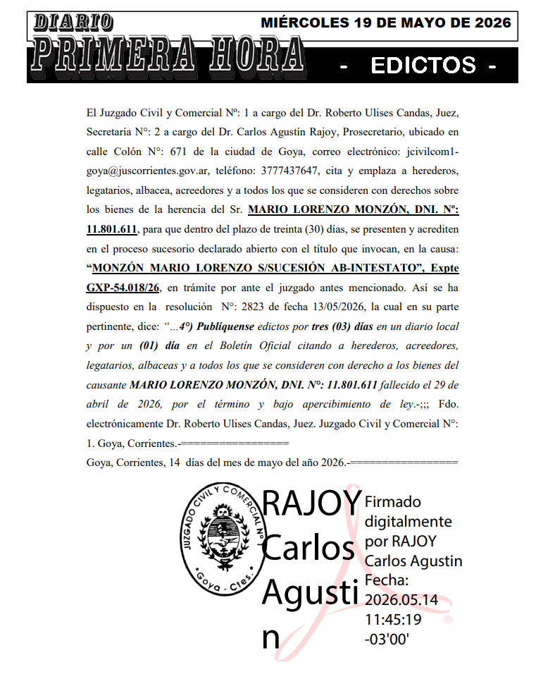 EDICTO PAZ DIA 2