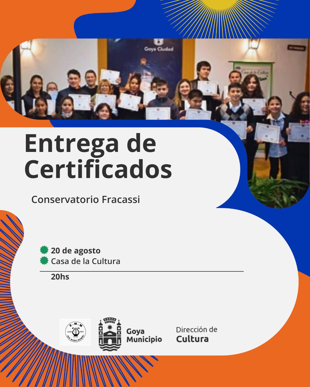 ENTREGA DE CERTIFICADOS  CONSERVATORIO FRACASSI