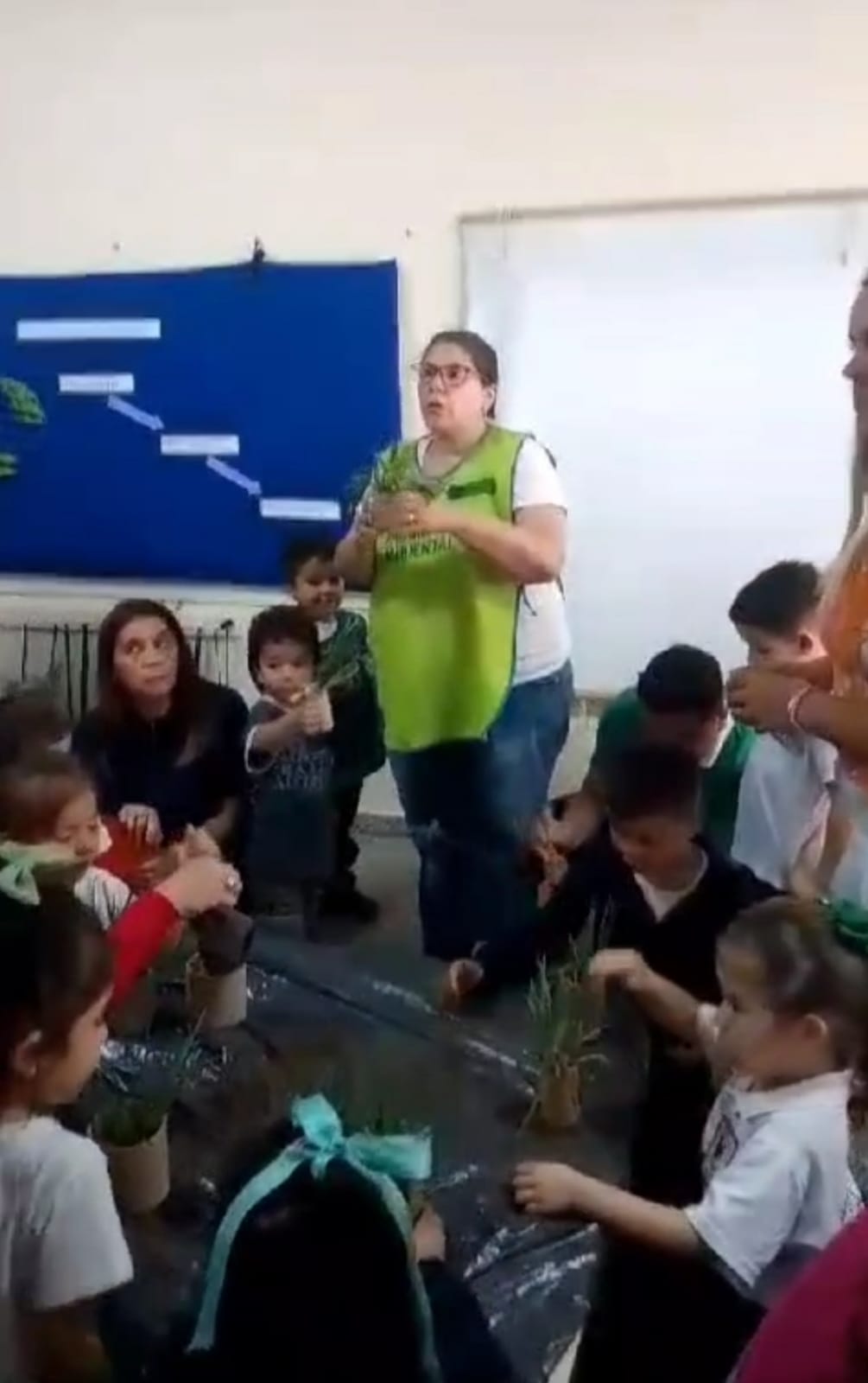 PROGRAMA 'ESCUELAS VERDES' EN GOYA" DICTARON CHARLAS EDUCATIVAS SOBRE CUIDADO AMBIENTAL EN EL E.J.I N°2 PANAMBI 