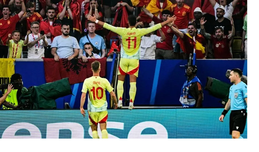 España le ganó a Albania y selló la clasificación a octavos