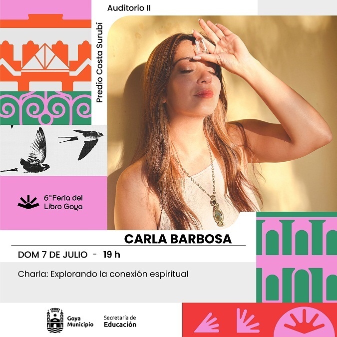  Explorando la Conexión Espiritual:  CARLA BARBOSA FLORES PROPONE PARA EL DOMINGO 7 A LAS 19 HORAS ESTA CHARLA SOBRE LA ESPIRITUALIDAD.