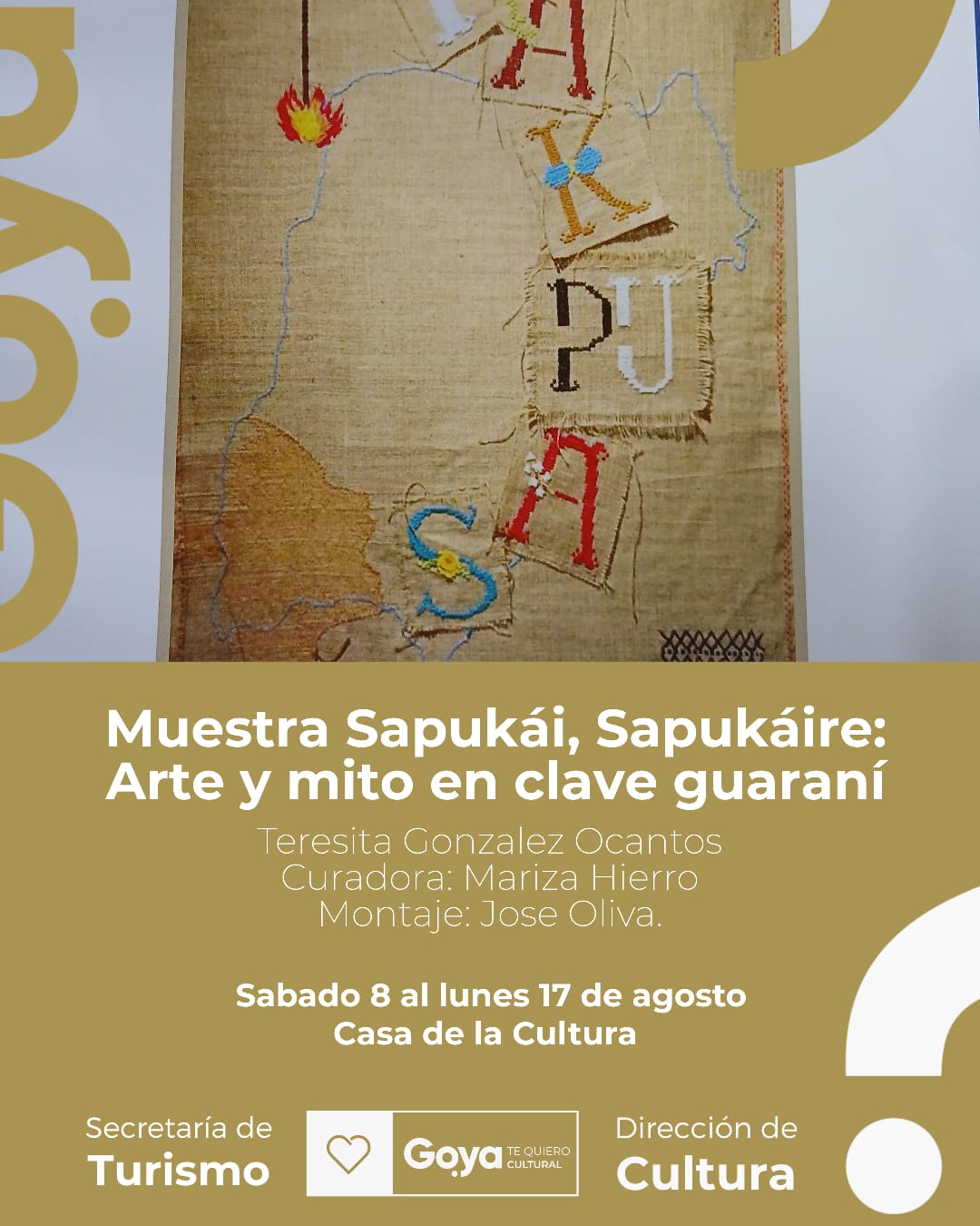 Exposicion Teresita Gonzalez Ocantos Sapukai Sapukaire Flyr