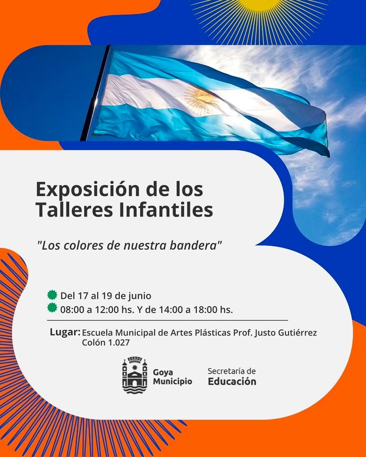 “Los Colores de Nuestra Bandera”: EXPOSICIÓN DE LOS TALLERES INFANTILES