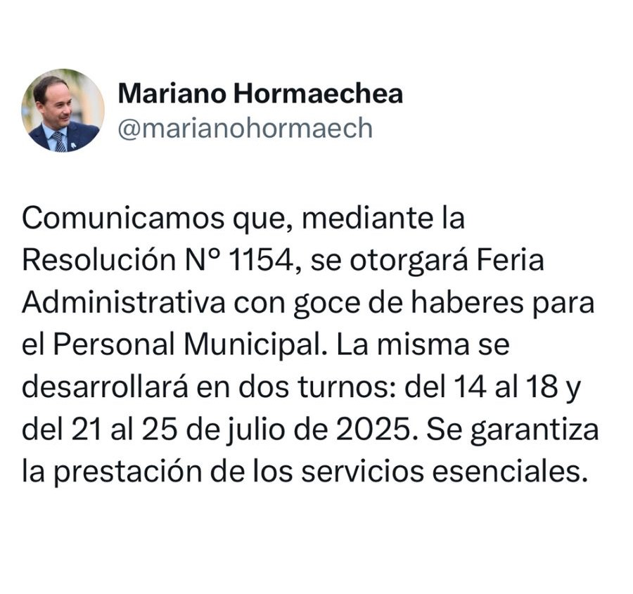 FERIA ADMINISTRATIVA PARA EL PERSONAL MUNICIPAL