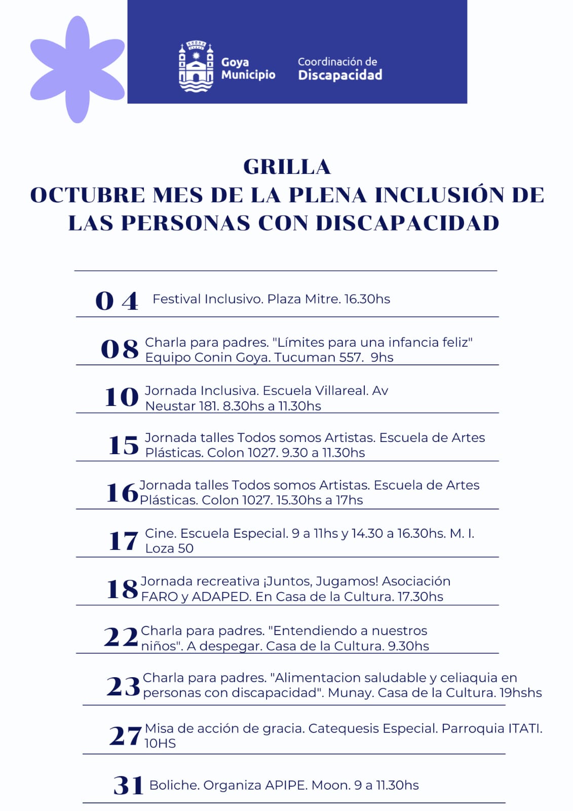 FESTIVAL DE LA PLENA INCLUSIÓN