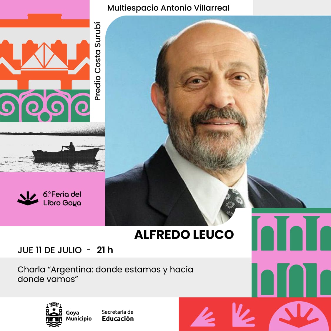  ESTE JUEVES:  LA FERIA DEL LIBRO RECIBE A ALFREDO LEUCO