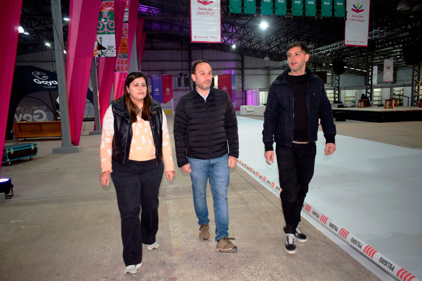 GOYA PREPARADA PARA RECIBIR LAS VISITAS DURANTE LA 7ª FERIA DEL LIBRO