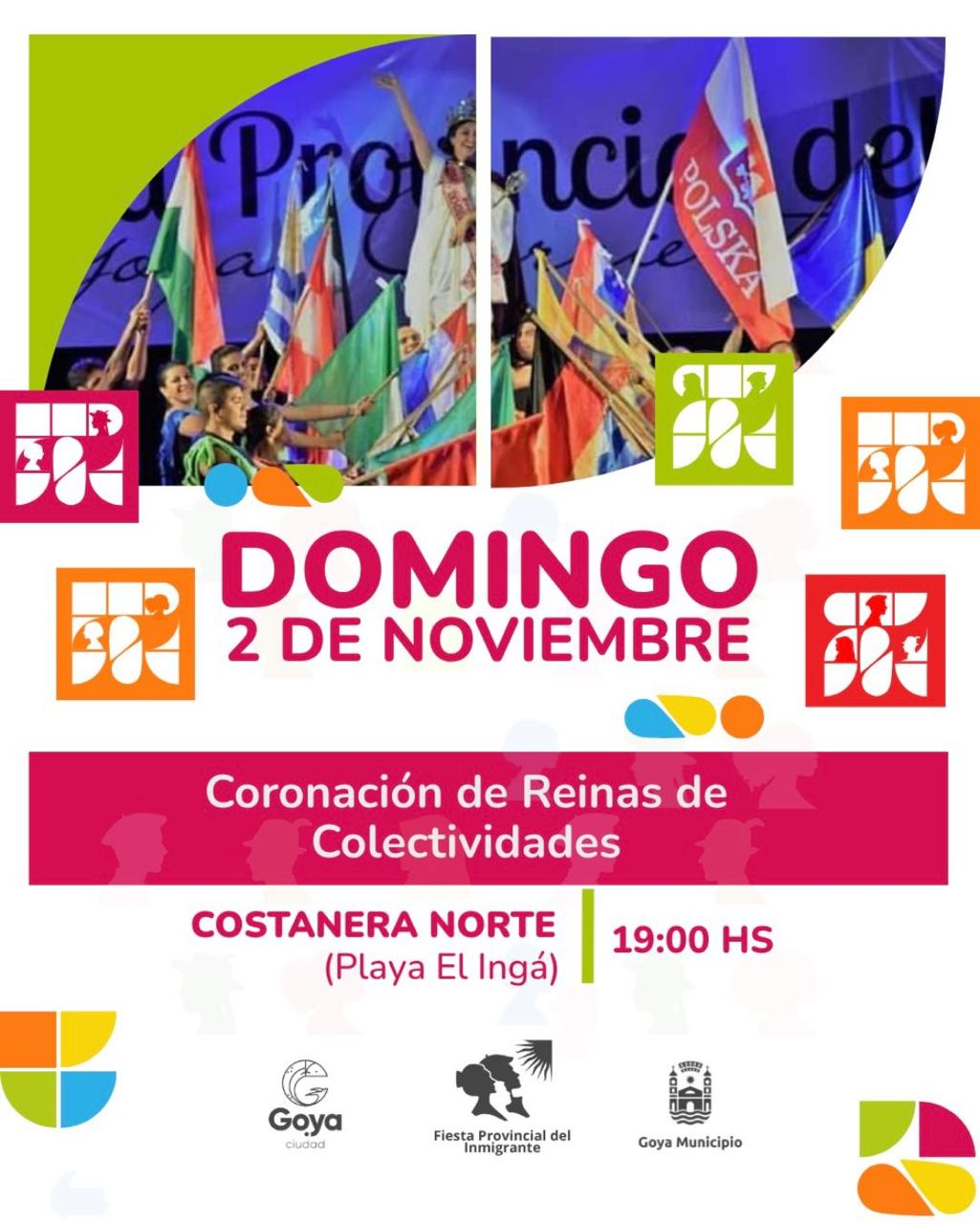 FIESTA PROVINCIAL DEL INMIGRANTE:  CORONACIÓN DE REINAS Y EMBAJADORES DE LAS COLECTIVIDADES