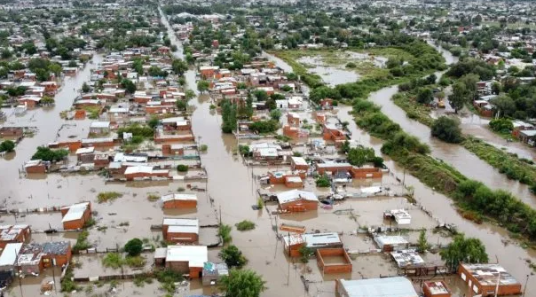 Preocupación en Bahía Blanca: la ciudad se inunda nuevamente tras fuertes tormentas