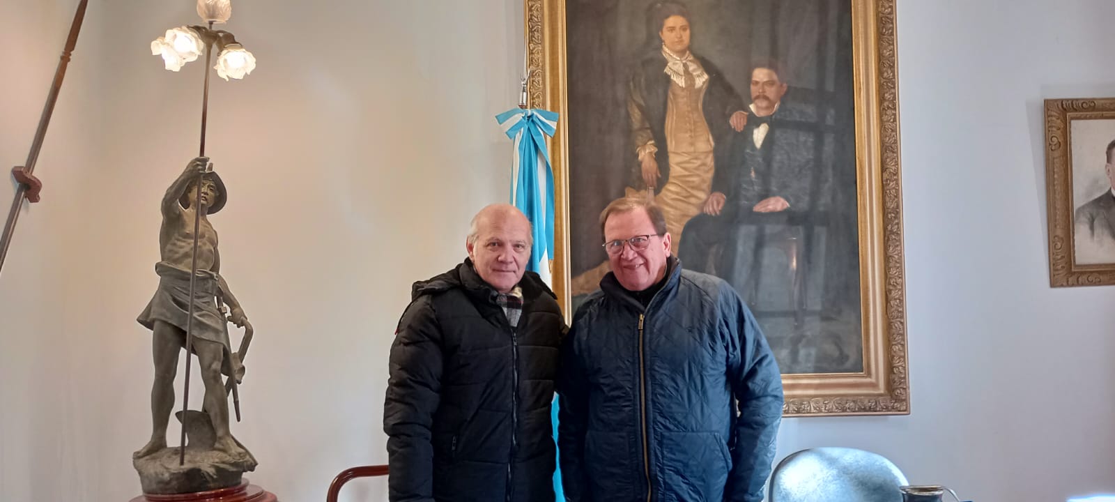 VISITA A CASA DE LA CULTURA DEL HISTORIADOR CARLOS GIGLIOTTI