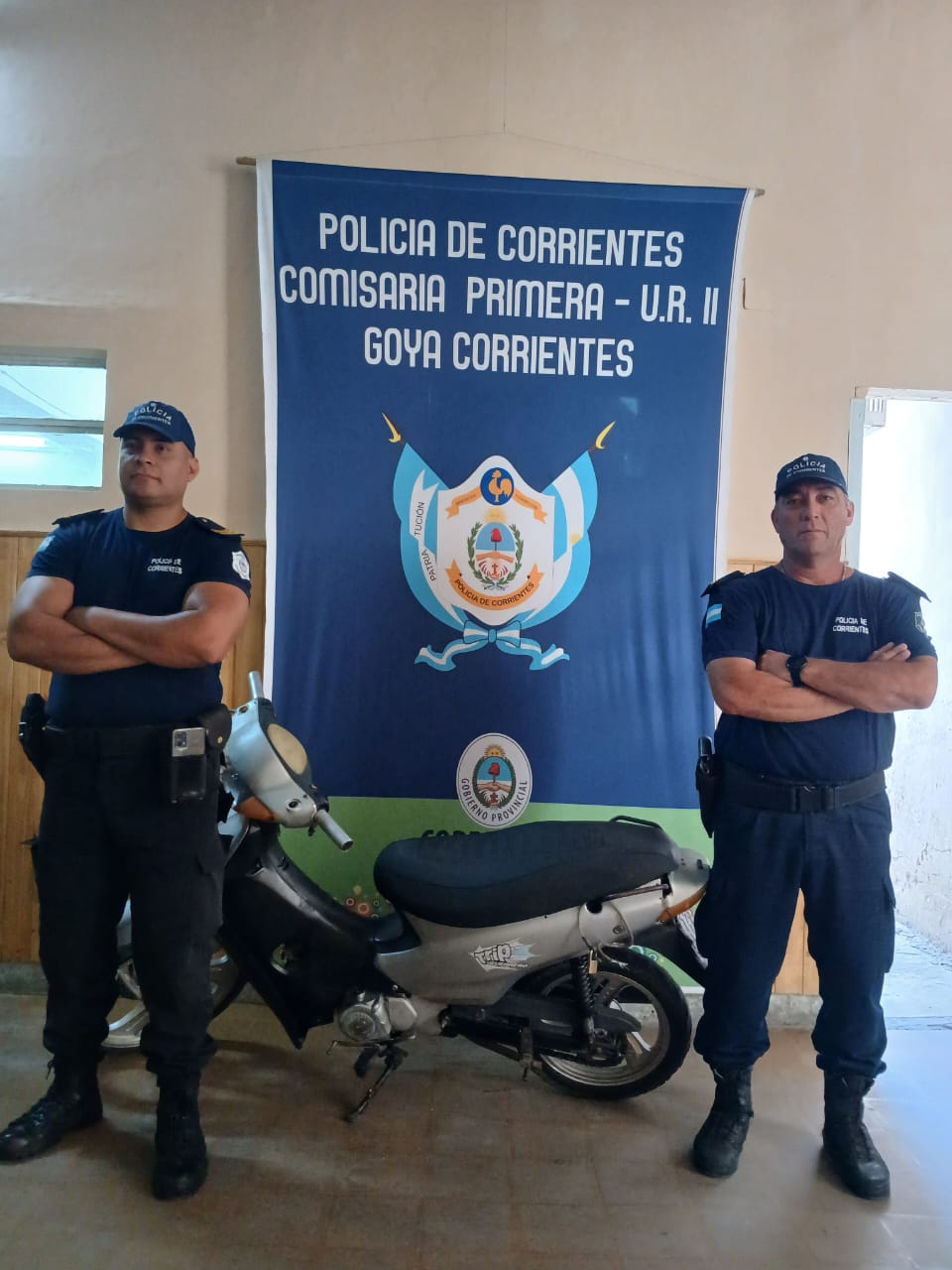 POLICIA RECUPERO UNA MOTO QUE FUE ROBADA EL FIN DE SEMANA