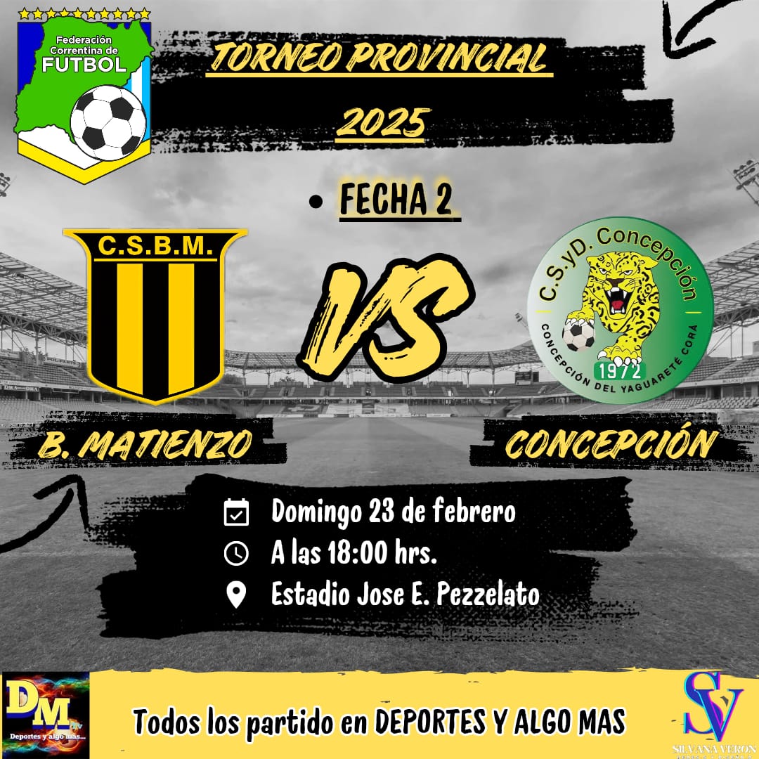 TORNEO PROVINCIAL :                      BENJAMIN MATIENZO - CONCEPCION
