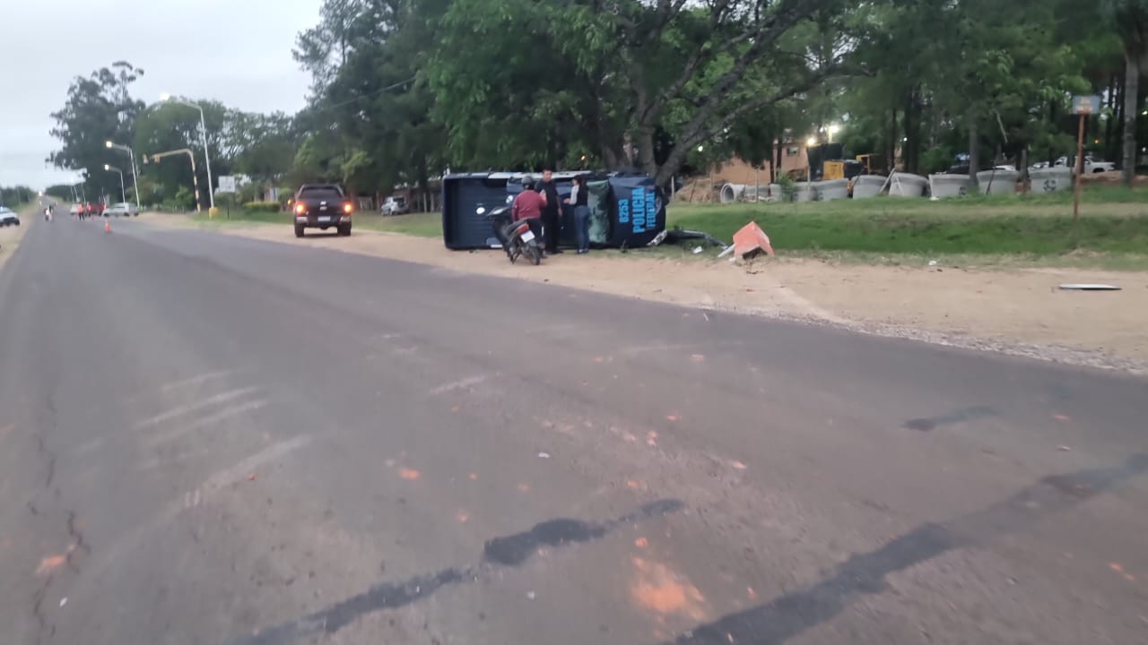 Lavalle: accidente de transito en Ruta Provincial 27